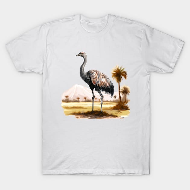 Ostrich T-Shirt by zooleisurelife